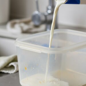 반찬통 냄새 제거를 위한 우유 활용 꿀팁