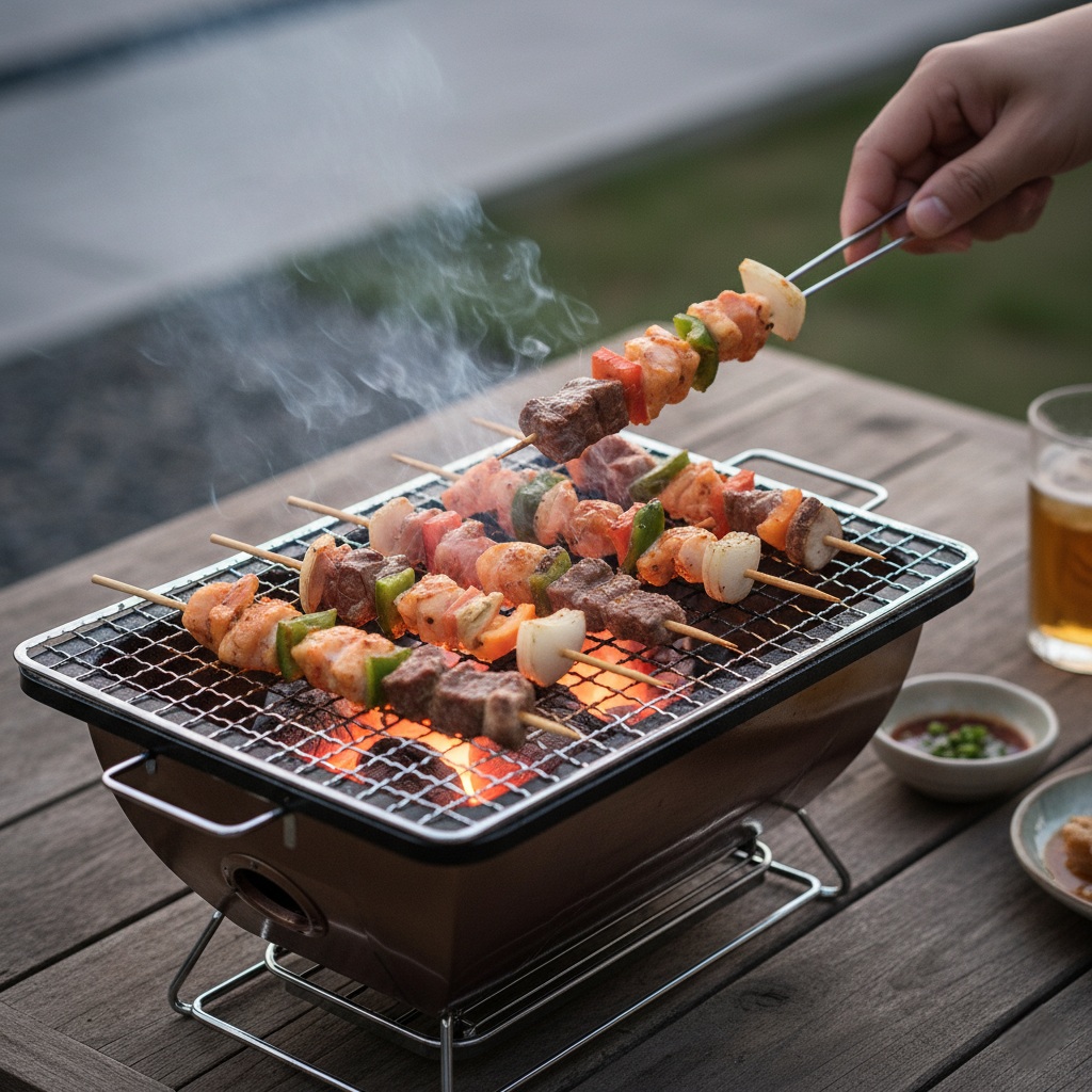 자취방 홈 이자카야 1인용 미니 그릴 추천